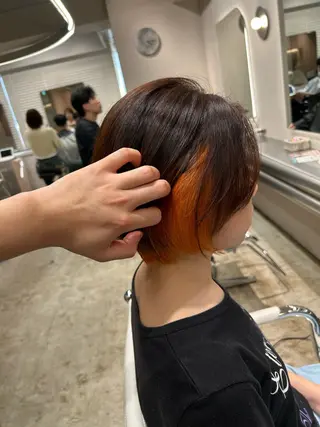 ショート カラー 🫧縮毛矯正🫧艶髪 門前仲町/HIROのヘアスタイル