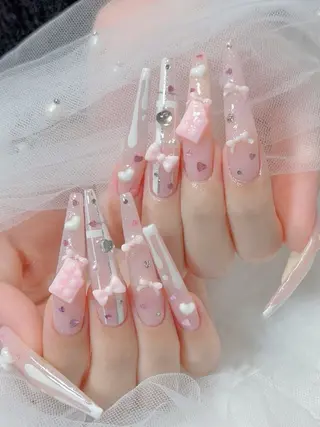 ロング Han chanのネイルデザイン