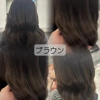 セミロング カラー 透明感カラー/顔周り カット🌸サクラ🌸のヘアスタイル