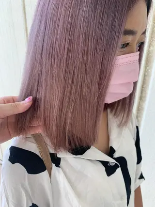 ショート カラー 暖色/ブリーチカラー 🎀 M i k uのヘアスタイル