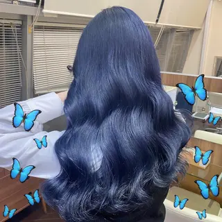 ロング カラー 色落ちまで可愛い🧚 心斎橋hikaruのヘアスタイル