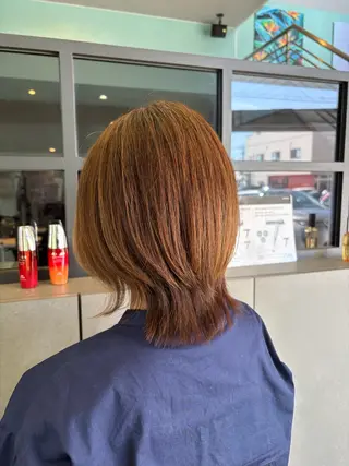 ミディアム 🫧古田 穂香🫧カットモデルのヘアスタイル