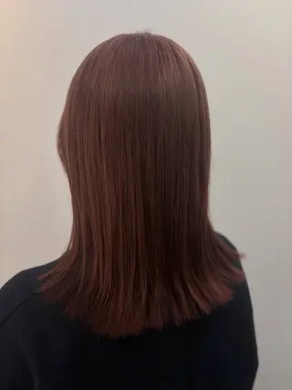 ミディアム カラー cana 札幌レイヤースタイルのヘアスタイル