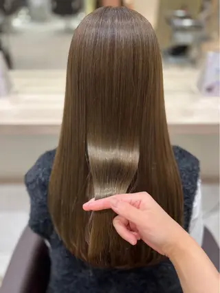 ロング 艶カラー/暖色カラー /キナリ💥のヘアスタイル