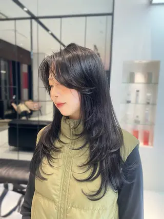 ロング 【韓国❤️海外ヘア】 AYAKAのヘアスタイル