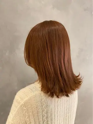 カラー 艶髪/透明感カラー 下山 萌華のヘアスタイル