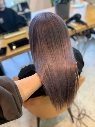 セミロング ))ブリーチ特化(( 渡邉 怜のヘアスタイル