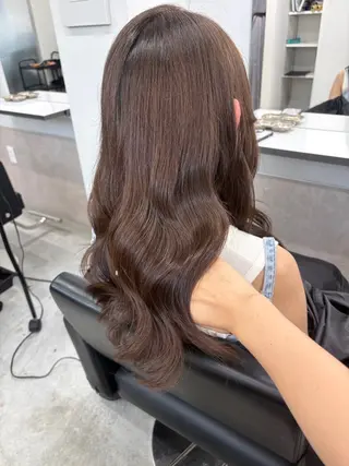 セミロング ブリーチなし透明感 🪄aoi🤎のヘアスタイル