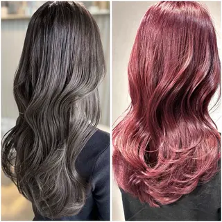 カラー 『23°』筑間 穂乃花のヘアスタイル