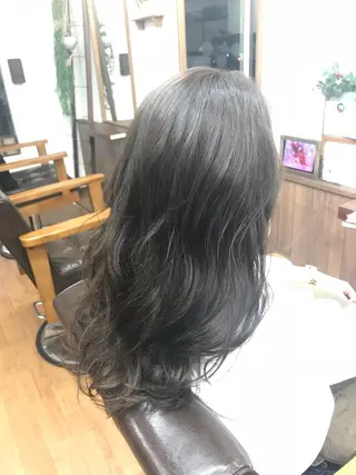ロング カラー 澤田 拓己のヘアスタイル