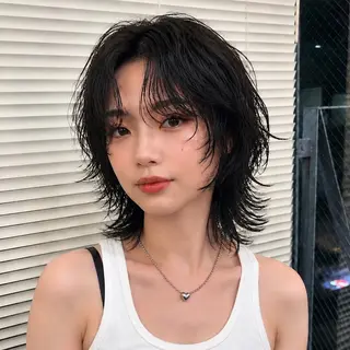 パーマ ブリーチ/レイヤー 🐥HIYORIのヘアスタイル