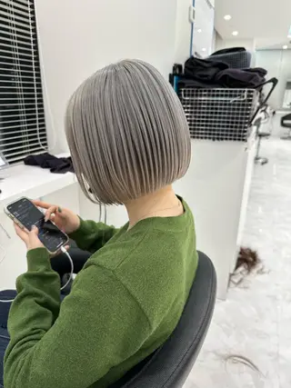 ミディアム 安原 幸生のヘアスタイル
