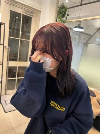 ミディアム うるぷるカラー 🤍 Naanoのヘアスタイル