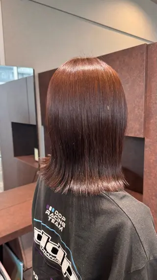 ミディアム 髪質改善 /市村 優音のヘアスタイル