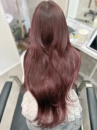 ロング カラー 池田 華怜のヘアスタイル