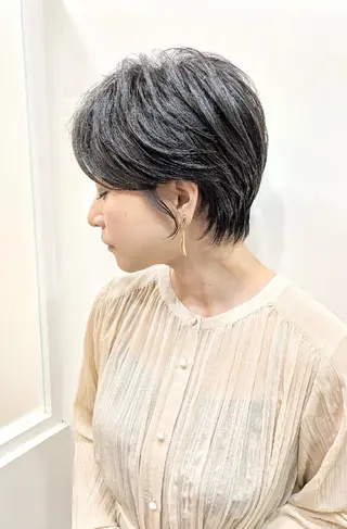 ショート 増田 耀のヘアスタイル