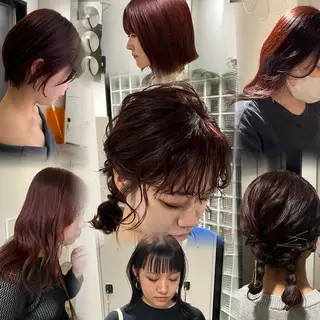 セミロング カラー 🟡ひろの/ツヤ カラー/髪質改善🟡のヘアスタイル