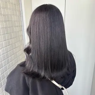 カラー 銀座:似合わせカラー オリーブ🫒アレンジのヘアスタイル