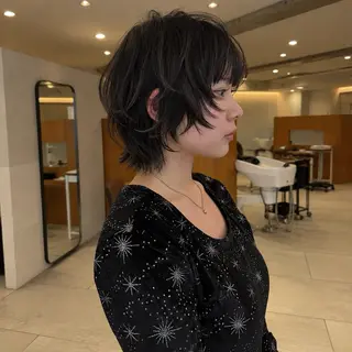 ショート カラー kakeru/ ミディアムレイヤーのヘアスタイル