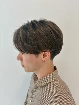 カラー メンズ moi Blanc/ Aoyagiのヘアスタイル