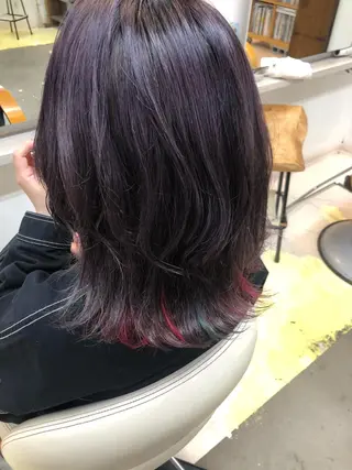 ミディアム カラー Moca 〰️のヘアスタイル