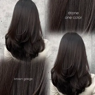 ロング カラー 🎀透明感カラー/ 艶カラー/wakaのヘアスタイル