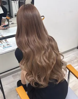 ロング uiki シールエクステのヘアスタイル