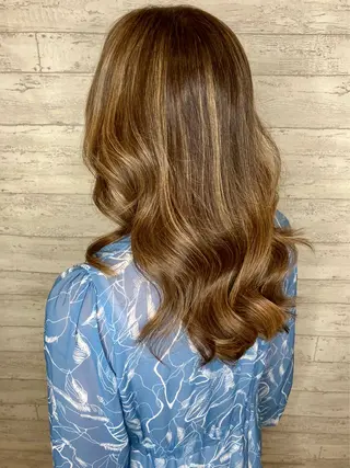 ロング カラー 小池 穂果/ 府中のヘアスタイル