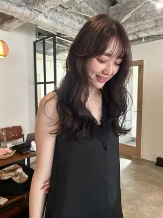ロング カラー ヘアアレンジ 🎀suzuna 透明感colorのヘアスタイル