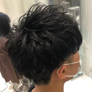 メンズ メンズ特化/今池駅 徒歩1分/岡本一真のヘアスタイル