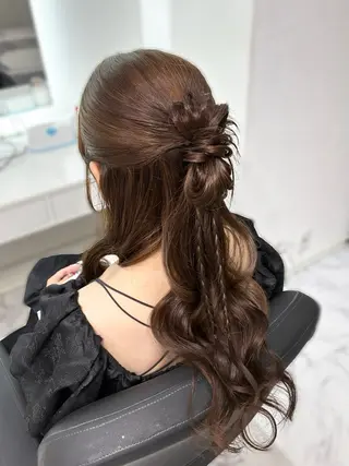 ロング ヘアアレンジ ヘアセット専門店 Rのヘアスタイル
