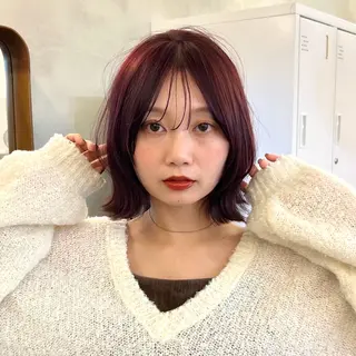 ショート 暖色/柔らかベージュ 🐈ayano♡のヘアスタイル