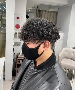 パーマ メンズ 京都河原町 メンズパーマ助川龍哉のヘアスタイル