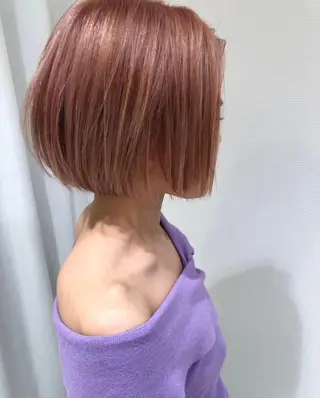 ショート 透明感カラー✂︎ /縮毛矯正/YUKAのヘアスタイル