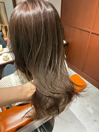 ミディアム カラー ヘアアレンジ 💟似合わせカットカ ラーMizuki🐕のヘアスタイル