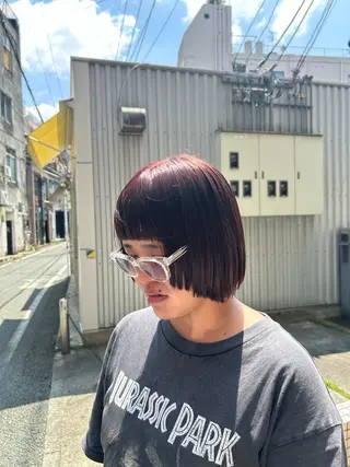 カラー Misaki / ruen 艶カラーのヘアスタイル