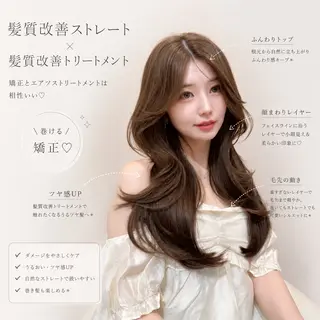 ロング カラー ヘアアレンジ 髪質改善/透明感 カラー/吉田光佑のヘアスタイル