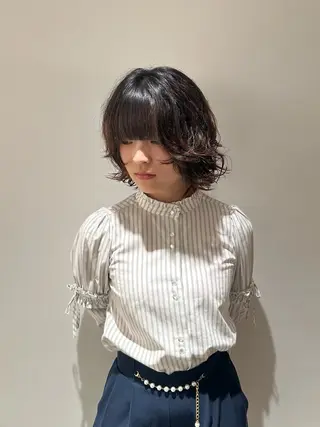 ショート パーマ ✨カットモデル募集✨ /ボブ/irohaのヘアスタイル