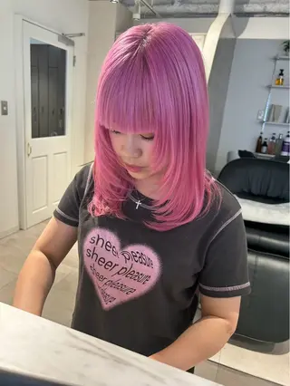 ミディアム AYAKA (モデル募集）のヘアスタイル