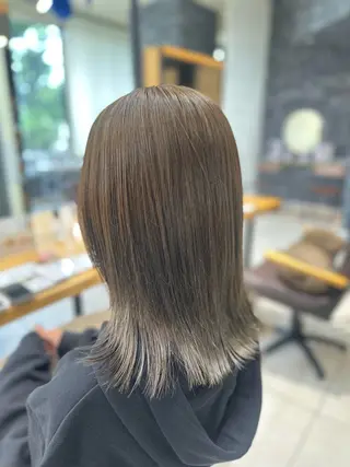 セミロング カラー 💎透明感カラー💎 🌟佐藤壮也🌟のヘアスタイル