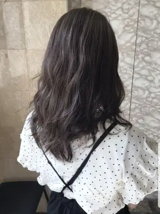 セミロング パーマ ヘアアレンジ メンズ キッズ ネイル マツエク・マツパ 🌸グレージュ/ ベージュ🌸yutaのヘアスタイル