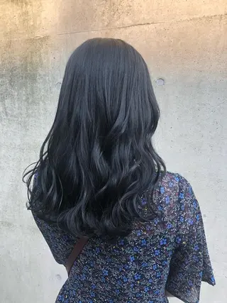 ロング カラー フレンチボブパーマ Yuukiのヘアスタイル