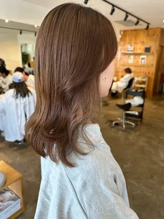 ミディアム カラー レイヤー/ヘアセット 💐nao.のヘアスタイル