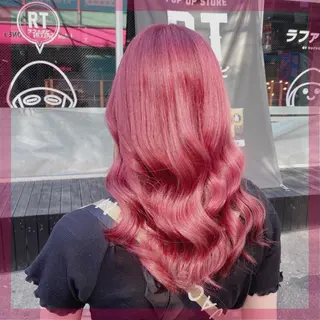 ロング カラー ヘアアレンジ メンズ キッズ マツエク・マツパ ブリーチの髪様 MASATOのヘアスタイル