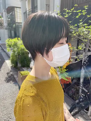 ショート カラー 大人女性ショート専門 tomodaのヘアスタイル