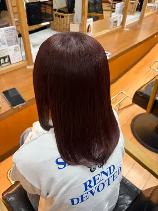 ミディアム 髪質改善ストレート ✨️小川涼のヘアスタイル