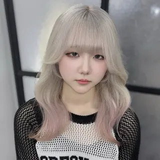 ロング カラー Ren. 🦋デザインカラーのヘアスタイル