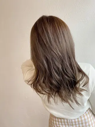 セミロング カラー HIYOSHI　✂︎ 艶髪職人のヘアスタイル