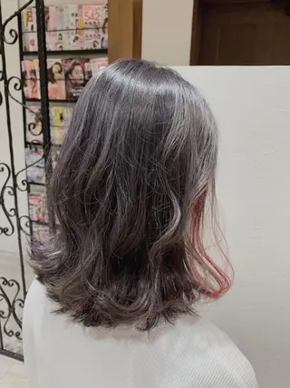 ミディアム カラー 【モニター募集】 三宅航平のヘアスタイル