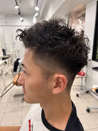 パーマ メンズ メンズカット/ ヘアカラー/ケイゴのヘアスタイル